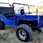 Mini Gas Golf Cart 125cc jeep Mini Truck ELITE Edition - Lifted With Custom Rims And Fender Flares